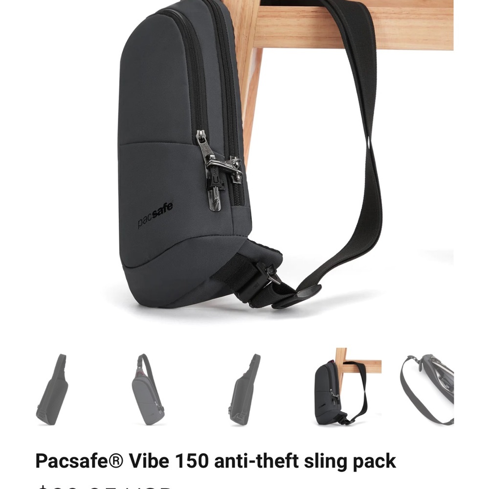 Pacsafe RFID sling. NWOT.